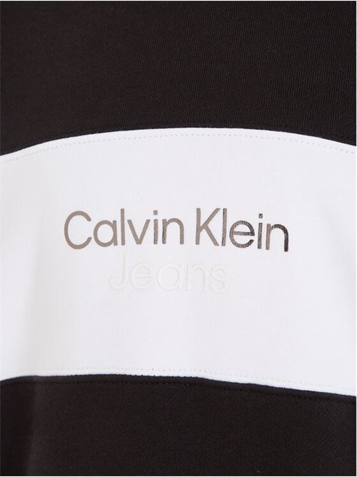 COLOR BLOCK HOODIE CALVIN KLEIN JEANS | IB0IB01892/BEH